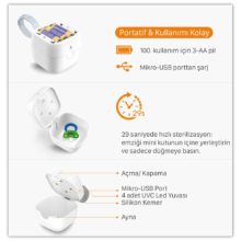 59S S6 UVC LED Mini Sterilizasyon Kutusu