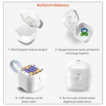 59S S6 UVC LED Mini Sterilizasyon Kutusu