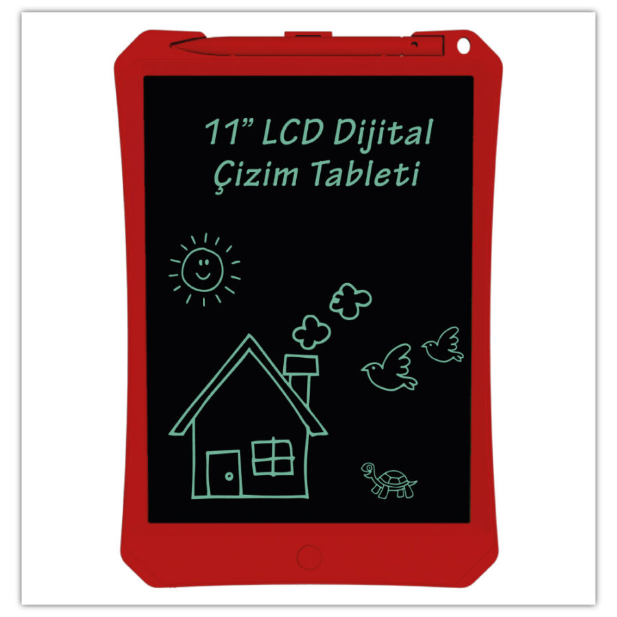 11" Kırmızı LCD Dijital Çizim Tableti