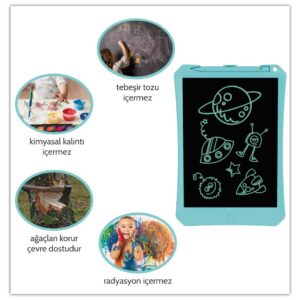 11" Mavi LCD Dijital Çizim Tableti