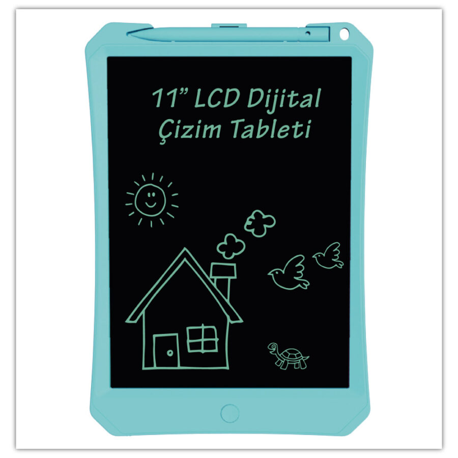 11" Mavi LCD Dijital Çizim Tableti
