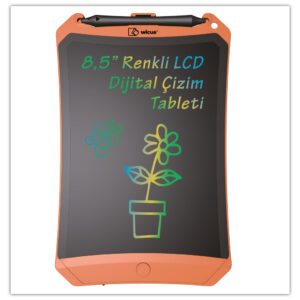 Xiaomi Wicue 8.5” Mıknatıslı LCD Dijital Renkli Çizim Tableti – Turuncu