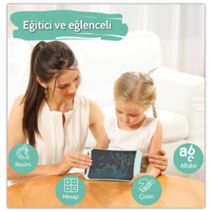 Xiaomi Wicue 8.5” Mıknatıslı LCD Dijital Renkli Çizim Tableti – Yeşil