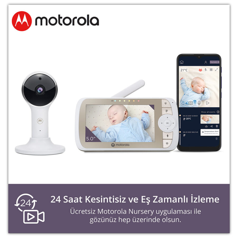 Motorola VM65 Connect 1080p Wi-Fi Video Bebek Kamerası