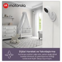 Motorola VM65 Connect 1080p Wi-Fi Video Bebek Kamerası