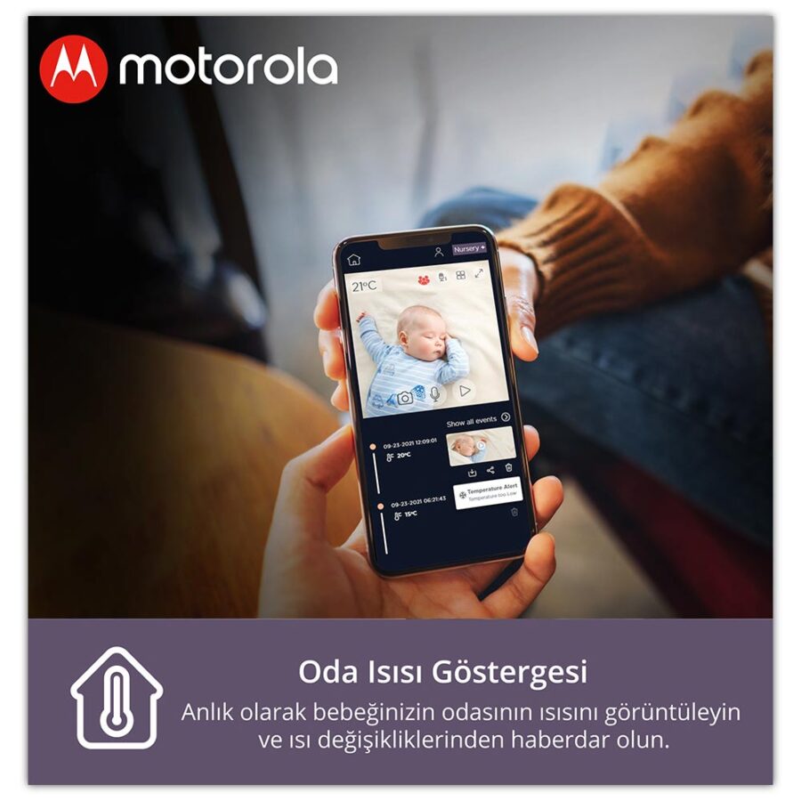 Motorola VM65 Connect 1080p Wi-Fi Video Bebek Kamerası