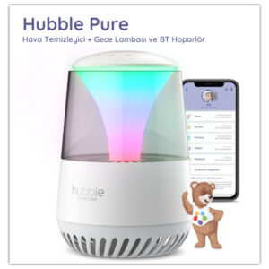 Hubble Pure Hava Temizleyici + Gece Lambası ve BT Hoparlör