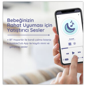 Hubble Eclipse+ Uyku Yardımcısı Portatif Bebek Hoparlörü