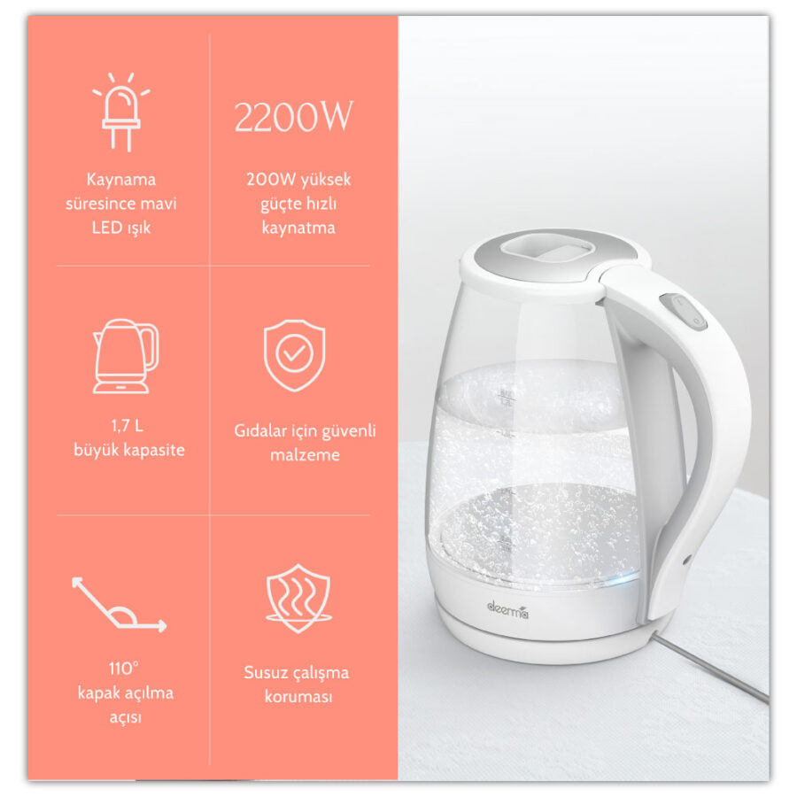 Deerma DEM-SH30W Cam Kettle