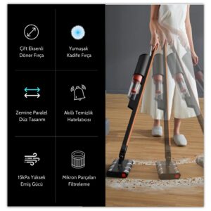 Deerma VC31 Kablosuz Dikey Şarjlı Süpürge